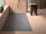 Bac douche italienne design, avec évacuation d'eau en angle, Largeur 110 à 200 x l. 70 à 90 cm, anti glissant, fabrication sur mesure, LIVRAISON OFFERT